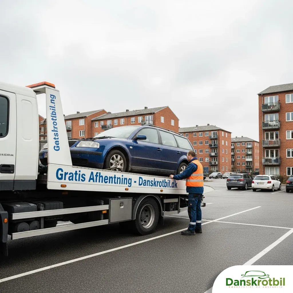 gratis afhentning af skrotbil med autotransporter