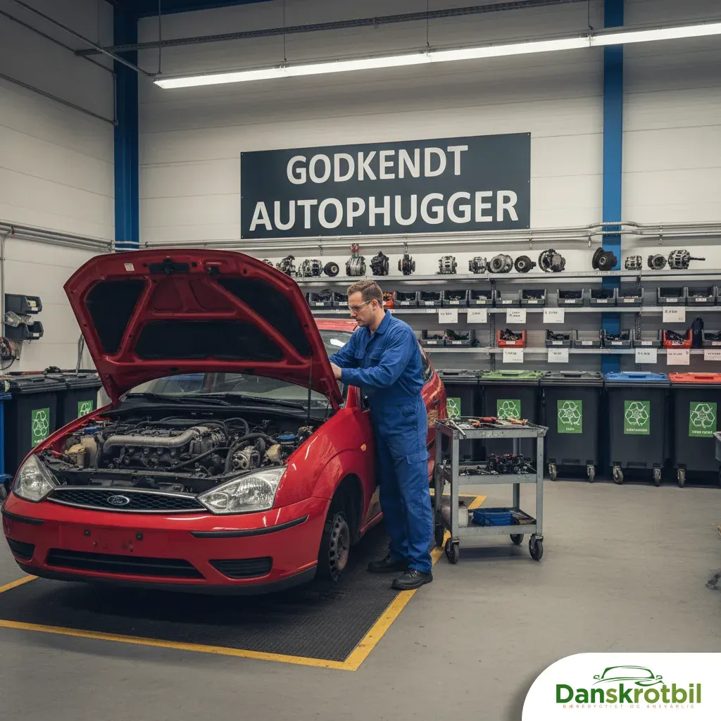 afmelding af bil til autoophugger næstved hos statsautoriseret motorkontor
