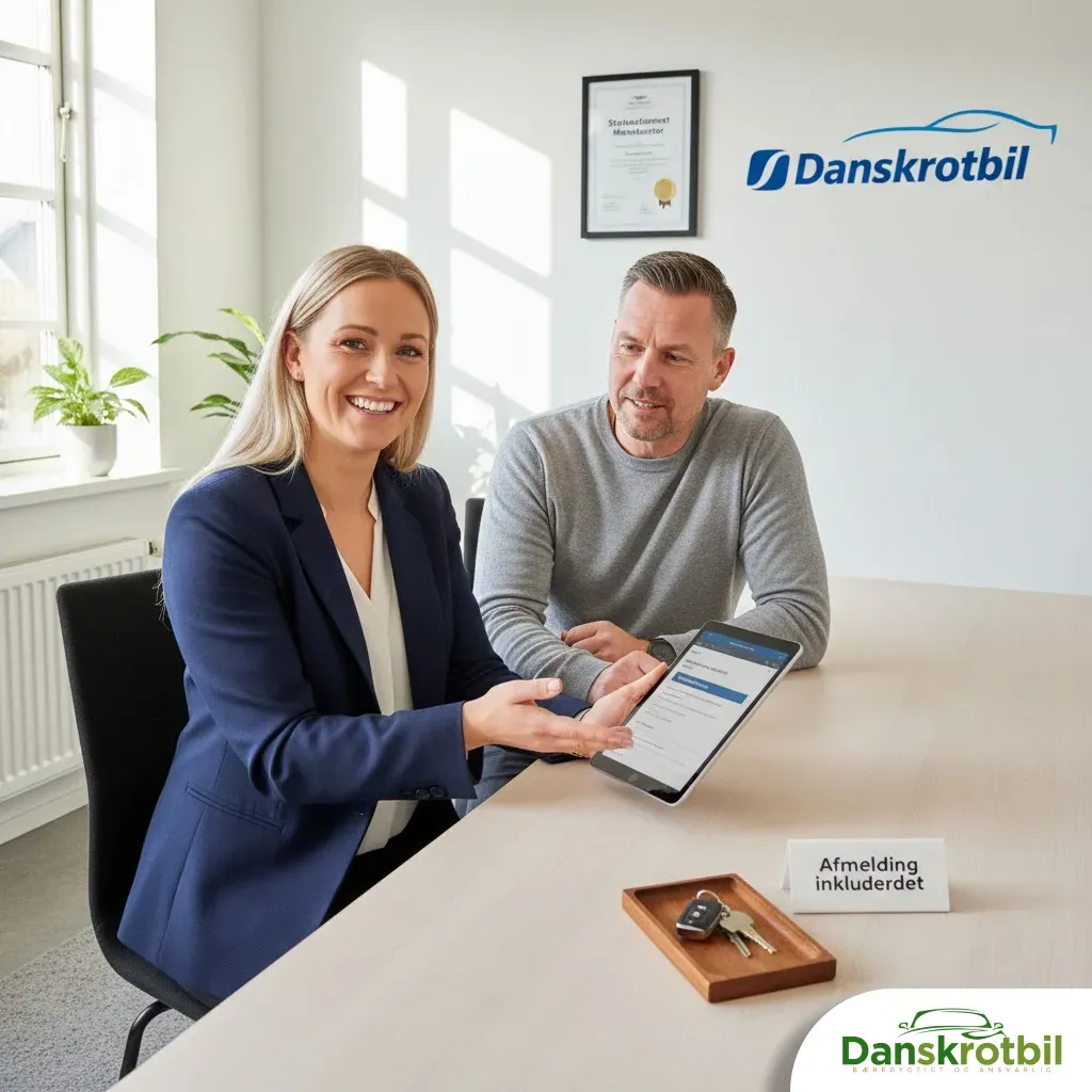 afmelding af bil til autoophugger hos statsautoriseret motorkontor