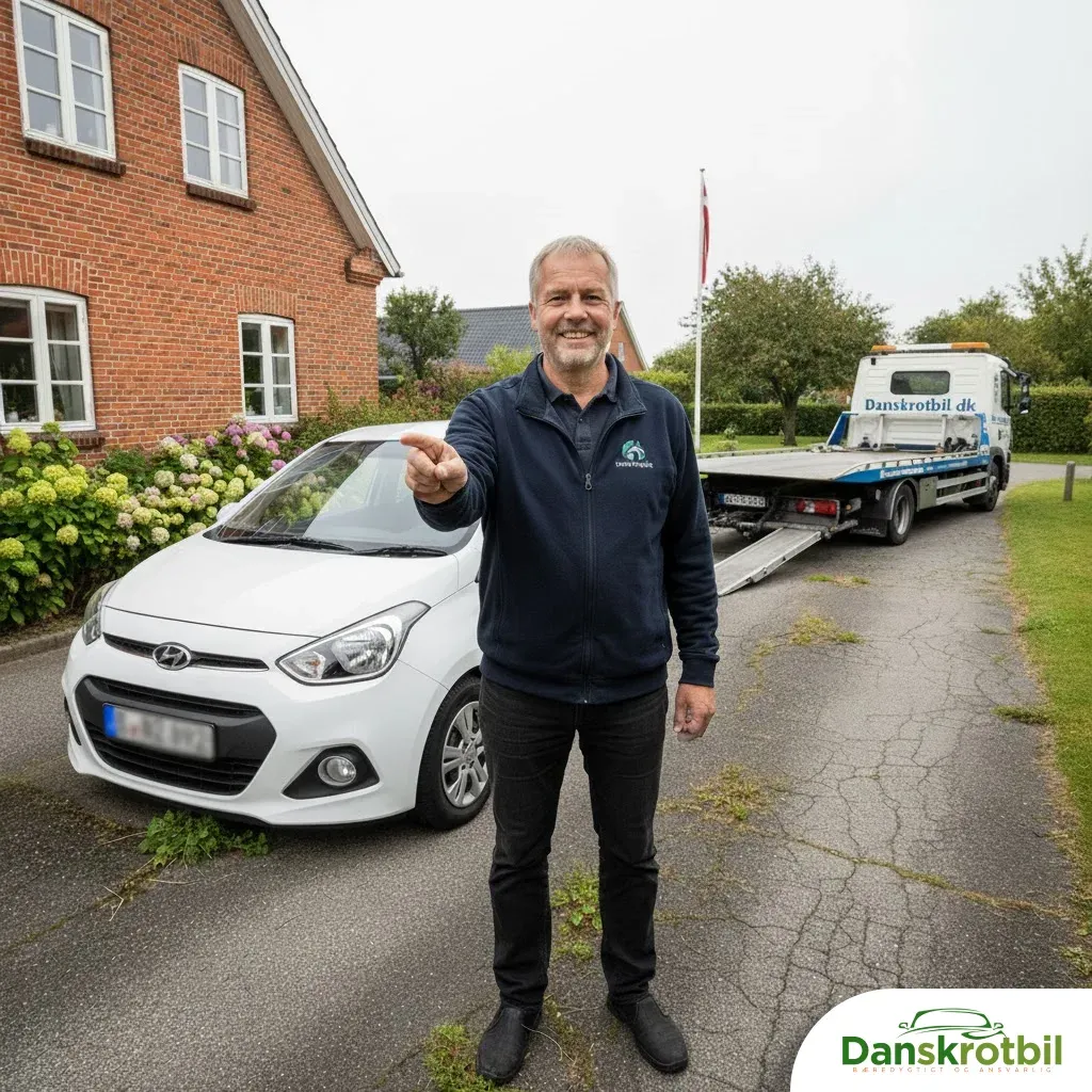 høj bil skrotpræmie med afhentning af skrotbil