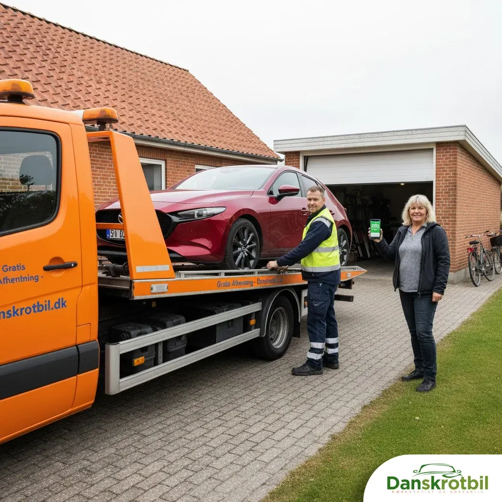 skrotpræmie og gratis afhentning af bil til skrot