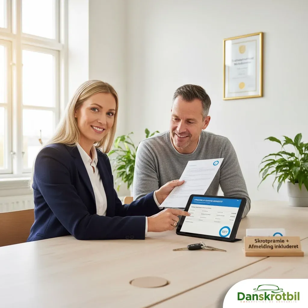 afmelding af bil til skrotpræmie hos statsautoriseret motorkontor