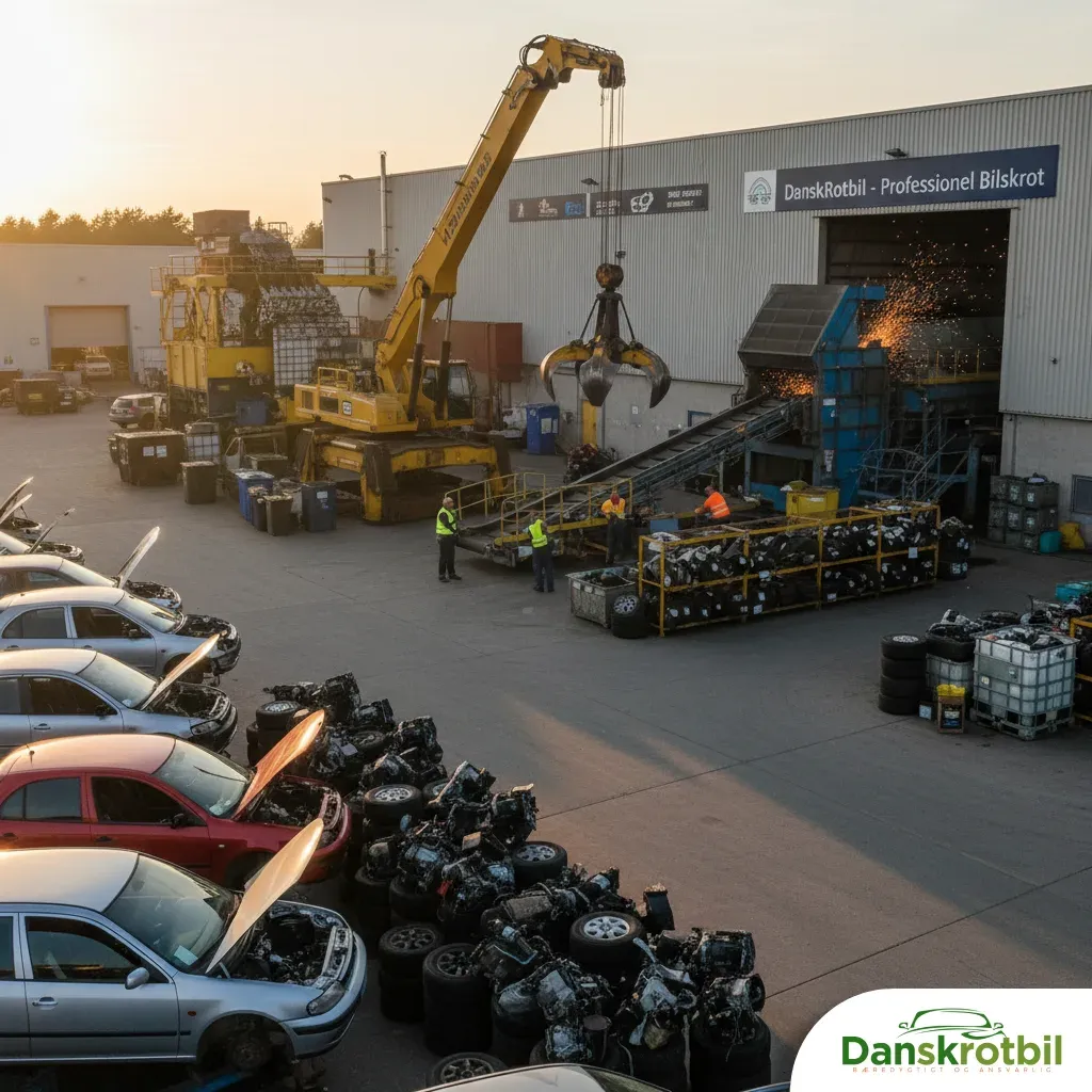 bilophugger og korrekt skrotning af gammel bil